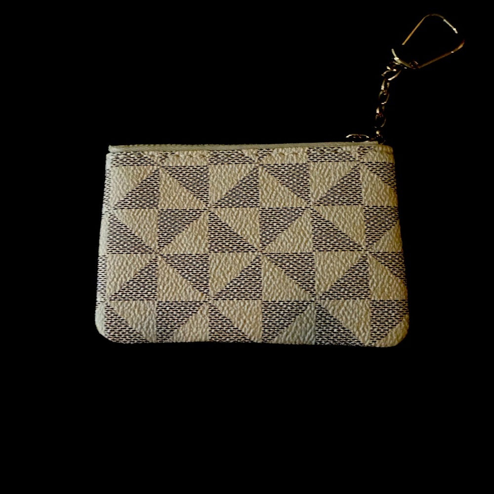 Ivory Mini Geometric Card Holder